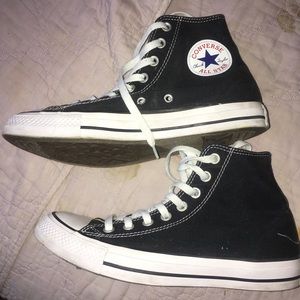 High top Black Converses